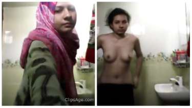 बाथरूम में नंगी होकर नजमा ने पहना हिजाब