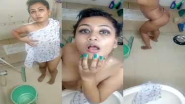 सेक्सी इंडियन गर्ल शनाया ने बाथरूम में बनाया अपना न्यूड वीडियो