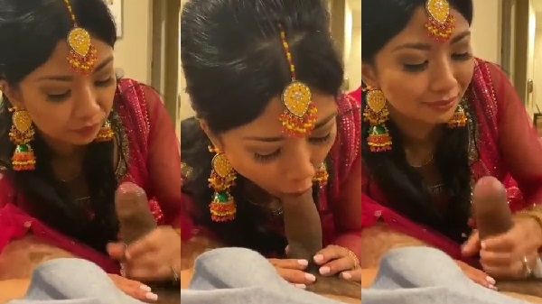 एनआरआई पंजाबी लड़की का हॉट ब्लोव्जोब शादी के कपड़ो में – वीडियो