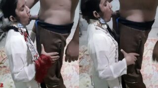 भारतीय कामवाली ने चूसा अपने मालिक का लंड