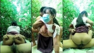 जंगल में मणिपुरी लवर्स ने किया जबरदस्त सेक्स!