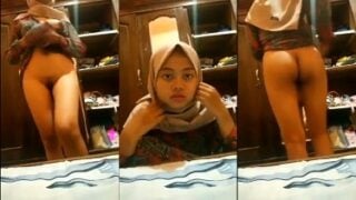 ब्यूटीफुल हिजाबी लड़की ने चड्डी उतारकर दिखाए अपने निजी अंग
