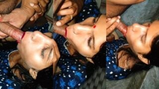 सेक्सी वाइफ ने अपने पति को दि ब्लोजॉब का मजा
