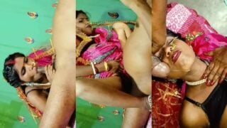 सुहागरात के दिन बीवी की चुदाई कर उसके फेस पे दिया कमशॉट