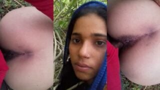 देहाती लड़की को घोड़ी बनाके चोदा जंगल मे