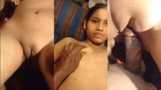 पंखा बत्ती लगाकर चाचा ने चोदी जवान लड़की की चिकनी चूत
