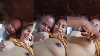 मुस्लिम मैच्योर कपल का बूब्स सकिंग एमएमएस