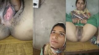 पाकिस्तानी औरत ने सलवार खिसकाकर दिखाई अपनी चूत