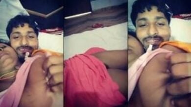 भाभी को अपने ऊपर लिटाकर देवर ने उसके बुब्स दबाए