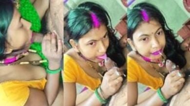 विलेज सेक्सी भाभी लंड चूस माल खा गई