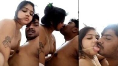 कैमरे की तरफ देखते हुए बीवी ने चोदा पति का लंड