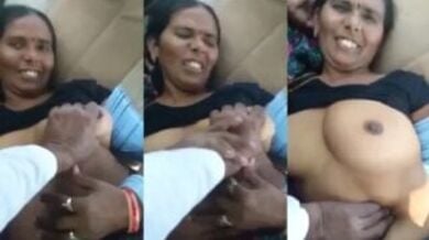 लिफ्ट देने के बदले कार मे दबाया मैच्योर भाभी के बूब्स