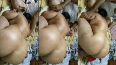 मोटी चमड़ी वाली नंगी, परफेक्ट इंडियन मिल्फ की बड़ी गांड!