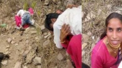 ख़ुल्ले मे चुदाई करते विलेज लवर को रंगे हाथ पकड़ लिया