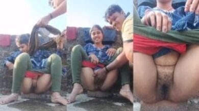 गाँव की सेक्सी भाभी की चुत के साथ खेलता देवर