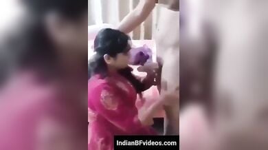 पति का लंड चूस वीर्य पी गई भाभी