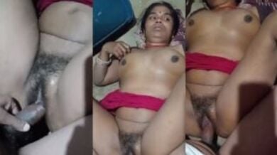 देवर का काला लंड से अपनी झाँटो वाली चुत चुदवाती विलेज भाभी