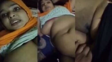 भाभी के बडे बूब्स और चिकनी चुत का वीडियो बनाता भाभी का लवर