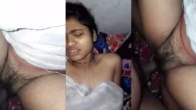 19 साल की लड़की की झाँटो वाली टाइट चुत की दर्द भरी चुदाई