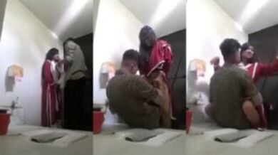 देसी हॉर्नी यंग लवर का टॉयलेट सेक्स वीडियो