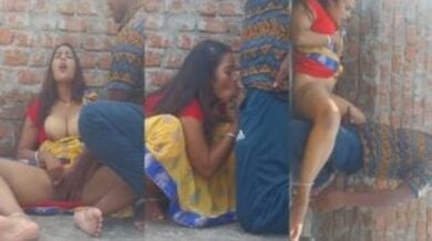 छत के ऊपर विलेज सेक्सी पूजा भाभी की चुदाई