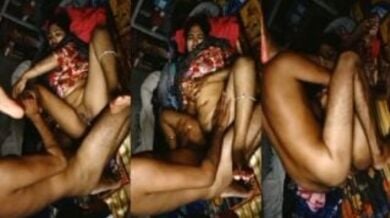 विलेज भाभी की टाँगे फैलाके चोदा