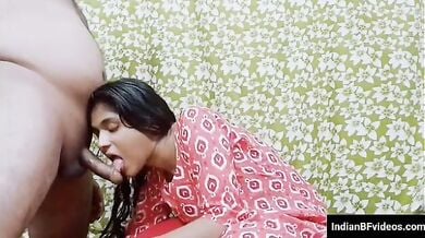 दुबली पतली लड़की घोड़ी बन चुदी मोटे आदमी से