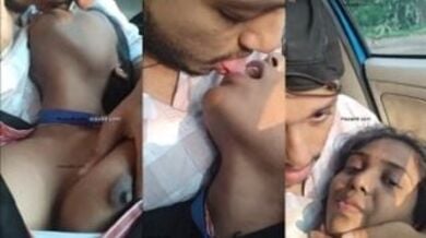कार में किसिंग, बूब्स सकिंग करते लवर्स को राहगीरों ने देखा