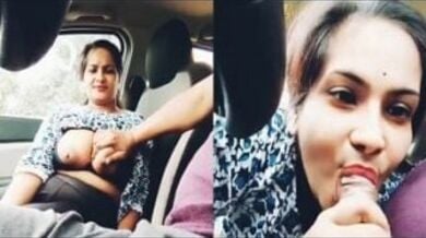 कार में देवर भाभी का बूब दबाई, लंड चुसाई कांड (हिंदी ऑडियो)