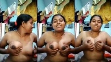 लडकी ने दबाकर दिखाए बडे बडे बुब्स