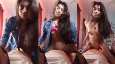 क्यूट कॉलेज गर्ल कर रही है अपने बॉयफ्रेंड की चुदाई