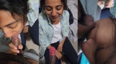 दिल्ली वाली लड़की चूस रही है लंड और आंड