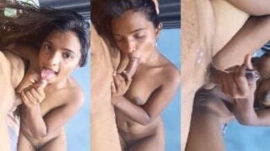 छोटी बहन ने बडे भाई का लंड चूसी माल झड़ने तक