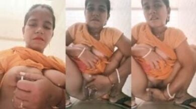 कामुक भाभी ने अपने बूब्स दबा दूध निकल चुत मे ऊँगली की