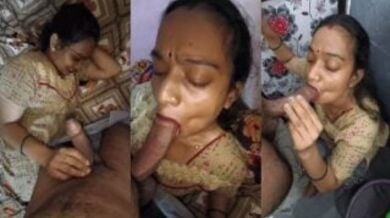 बेडरूम मे शुरू हुआ ब्लोजॉब बाथरूम मे जाके ख़तम हुआ