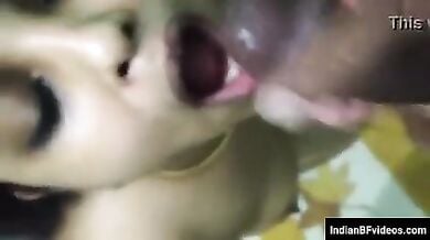 ब्लोजोब के बाद जीएफ के मुंह में डाली लंड की मलाई