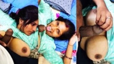 देवर का लंड के साथ खेल रही क्यूट सेक्सी बिग बूब्स भाभी