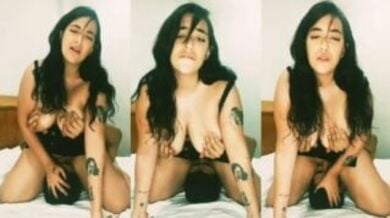 गर्लफ्रेंड के बूब्स को दबाते हुए चाटी उसकी चुत