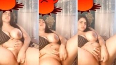 बिग बूब्स टिकटोकर लड़की का मास्टरबेशन वीडियो