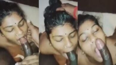 बडा लंड चूसने का मजा लेती तमिल भाभी