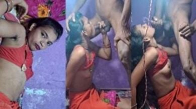 विलेज सेक्सी भाभी को लंड चूसा भाभी के मुँह पे झाड़ा माल