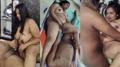 जवान लड़के के साथ चुदाई का मजा लेती कामुक ऑन्टी