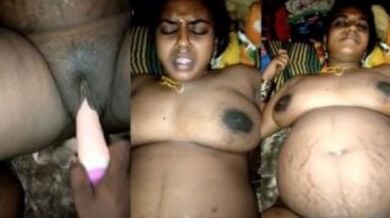 मल्लू प्रेगनेंट बीवी की चुत मे डाला डिल्डो