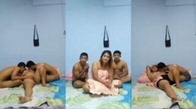 नेपाली मॉम ने अपने दो बेटों से अपनी सौतेली बेटी से कराया रोमांस