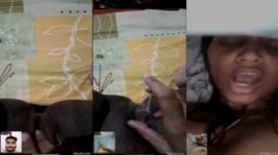 वीडियो कॉल पर बॉयफ्रेंड ने मूठ मारी, गर्लफ्रेंड ने चूत में उंगली की