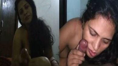 चुदाई से पहले रातको अपने पति के बडे लंड को चुस्ती पत्नी