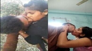 २ लड़कियों ने अपने बॉयफ्रेंड्स के होंठों को चूमा