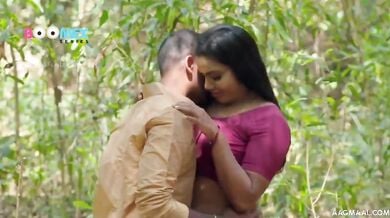 साउथ इंडियन पति पत्नी का जंगल में रोमांस