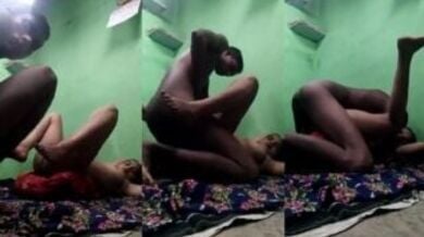 टांग उठाके करी चुदाई अपनी स्लिम विलेज वाइफ की