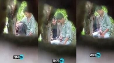 पार्क मे अपने बॉयफ्रेंड को ब्लोजॉब दे लड़की ने मुठ मारते हुए निकाली लंड से माल